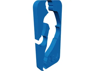 NBA Logo 3D Model