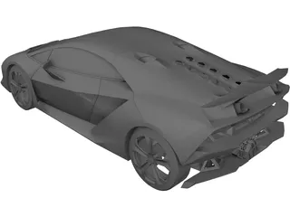 Lamborghini Sesto Elemento 3D Model