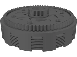 Clutch Motorcyle 3D Model