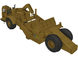 Caterpillar 631D Scraper 3D Model