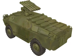 BRDM-3 3D Model