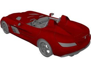 Mercedes-Benz SLR Stirling Moss 3D Model