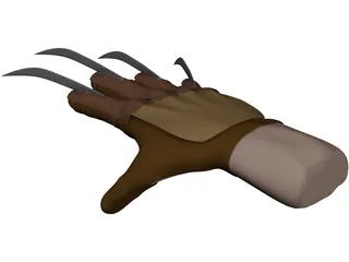 Freddy Krueger Hand 3D Model
