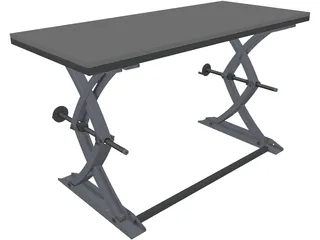 Lifting Table 3D Model