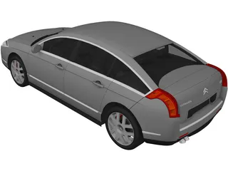 Citroen C6 (2009) 3D Model