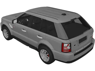 Range Rover Sport (2008) 3D Model