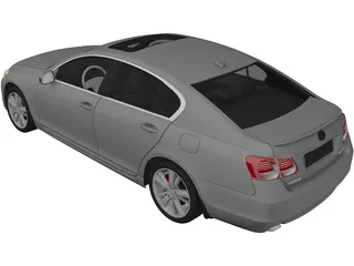 Lexus GS 450h (2010) 3D Model