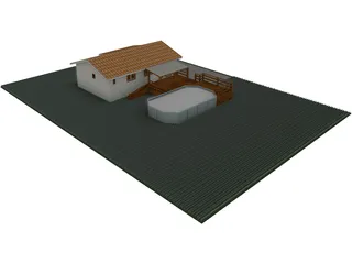 House Chalet Tectobois 3D Model