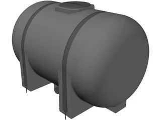 Water Tank 535 Gallon 3D Model