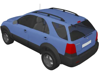 Kia Sorento (2009) 3D Model