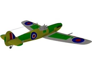 Supermarine Spitfire 3D Model