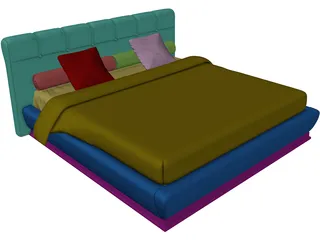 Bed 3D Model