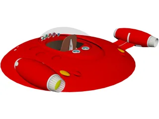 UFO Toy Model 3D Model