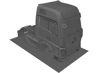 Mercedes-Benz Actros MP4 3D Model