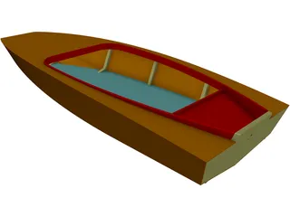 Boat Catamaran 3D Model