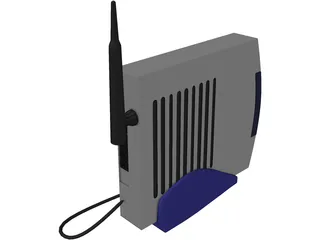 Modem Wireless 3D Model