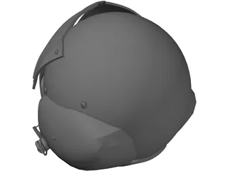 Pilot Helmet 3D Model