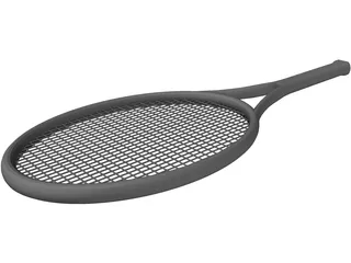 Tennis Racket 3D Model