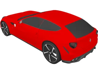 Ferrari FF (2012) 3D Model