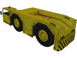 Aircraft Tow Tractor 3D Model