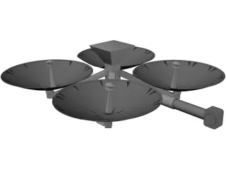 Antenna High Gain 3D Model