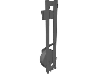 Floor Row Machine 3D Model