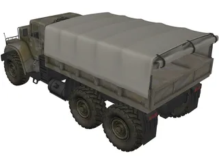 Kraz-255B 3D Model