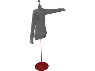 Stick Manikin 3D Model