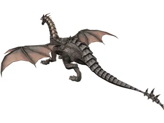 Dragon Noir Tenebre 3D Model