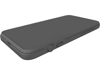 HTC EVO 3D Smartphone 3D Model