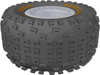 Kenda Bearclaw 25x12.5 Wheel 3D Model