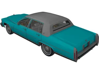 Cadillac Fleetwood Brougham (1985) 3D Model
