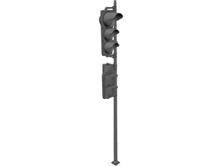 Traffic Light 3D Model