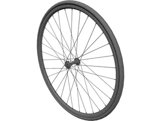 Bike Front Wheel 3D Model