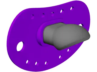 Pacifier 3D Model