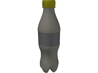 Cola Bottle 3D Model