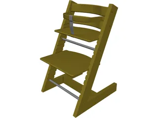 Children Chair 3D Model