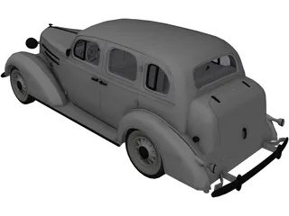 Ford Sedan (1936) 3D Model