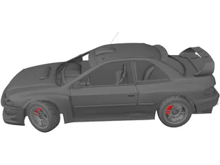 Subaru Impreza [Tuned] 3D Model