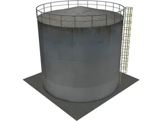 Storage Tank 3D Model