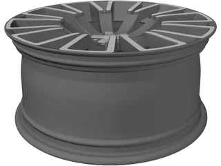 Wheel Audi 3D Model