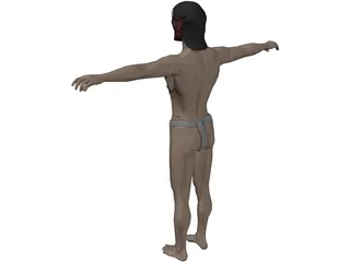 Mayan Native 3D Model