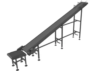 Conveyor Belt 3D Model