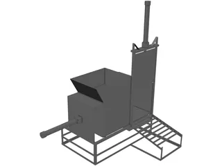 Garbage Machine 3D Model