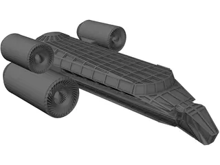 Spaceship Cargo 3D Model