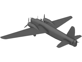 RAF Vickers Wellington Mk.1 3D Model