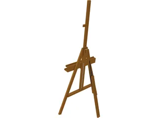 Painter Eisel Tripod 3D Model