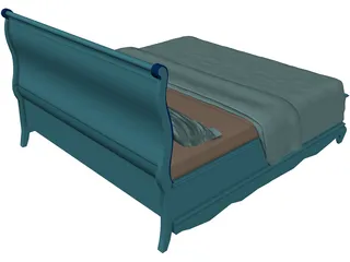 Slay Bed 3D Model