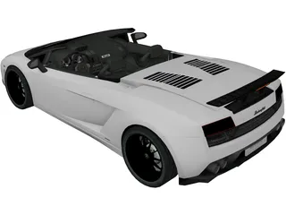 Lamborghini Gallardo LP570 Spyder 3D Model