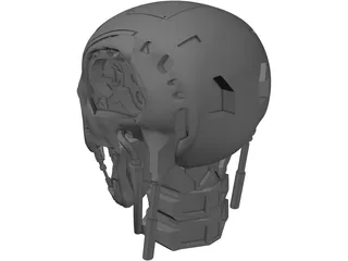 T800 Head 3D Model